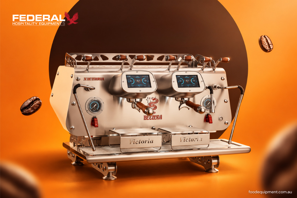 Bezzera Victoria commercial coffee machine for Australian cafés and hospitality businesses