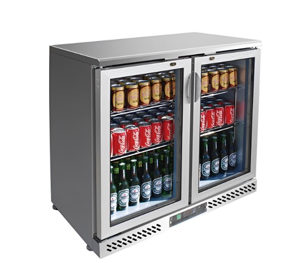 Commercial Fridge with Drinks