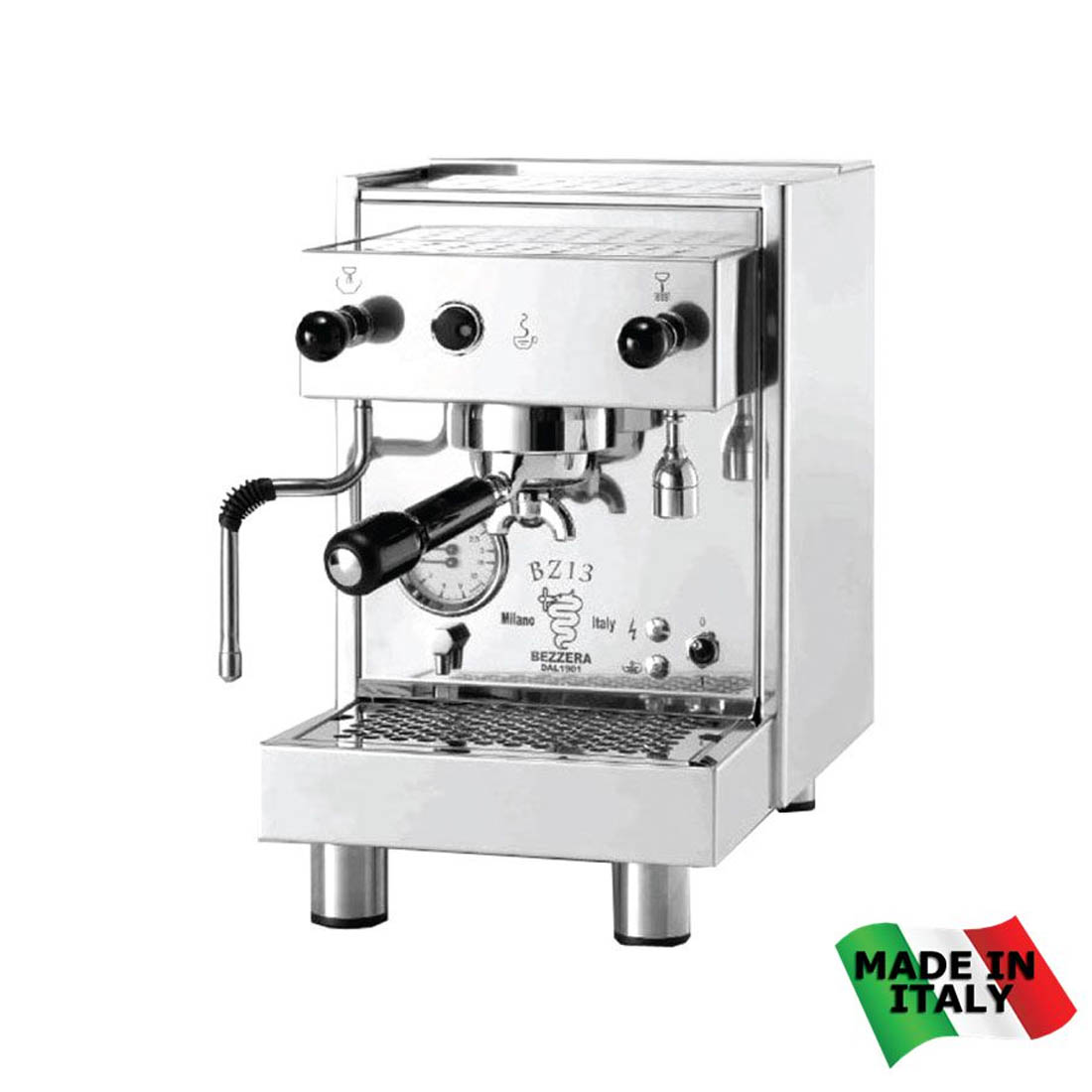 BZ13SPM Bezzera 1 Group Semi-Professional Espresso Coffee Machine