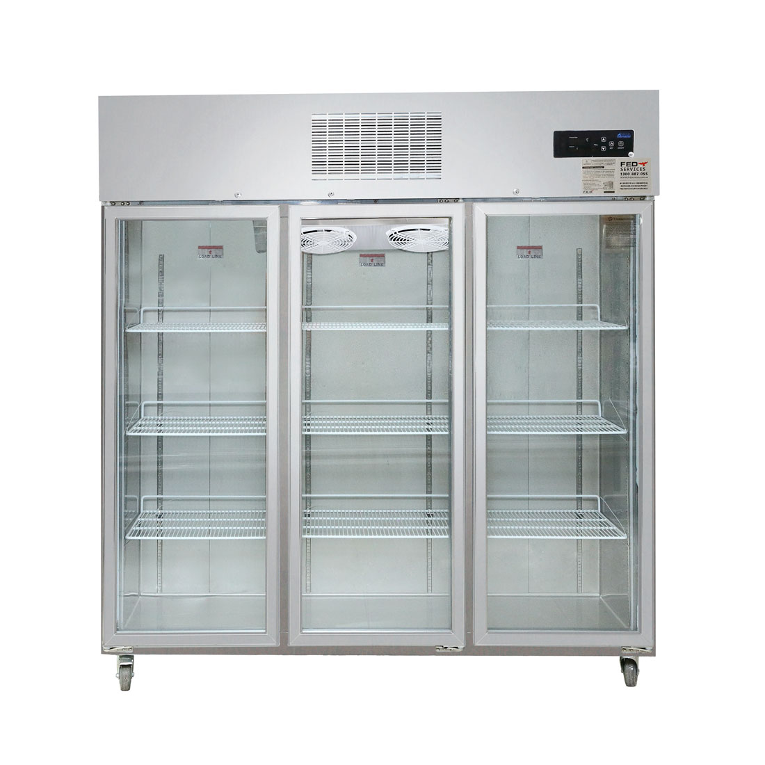 SUFG1500 Three Door Upright Display Freezer