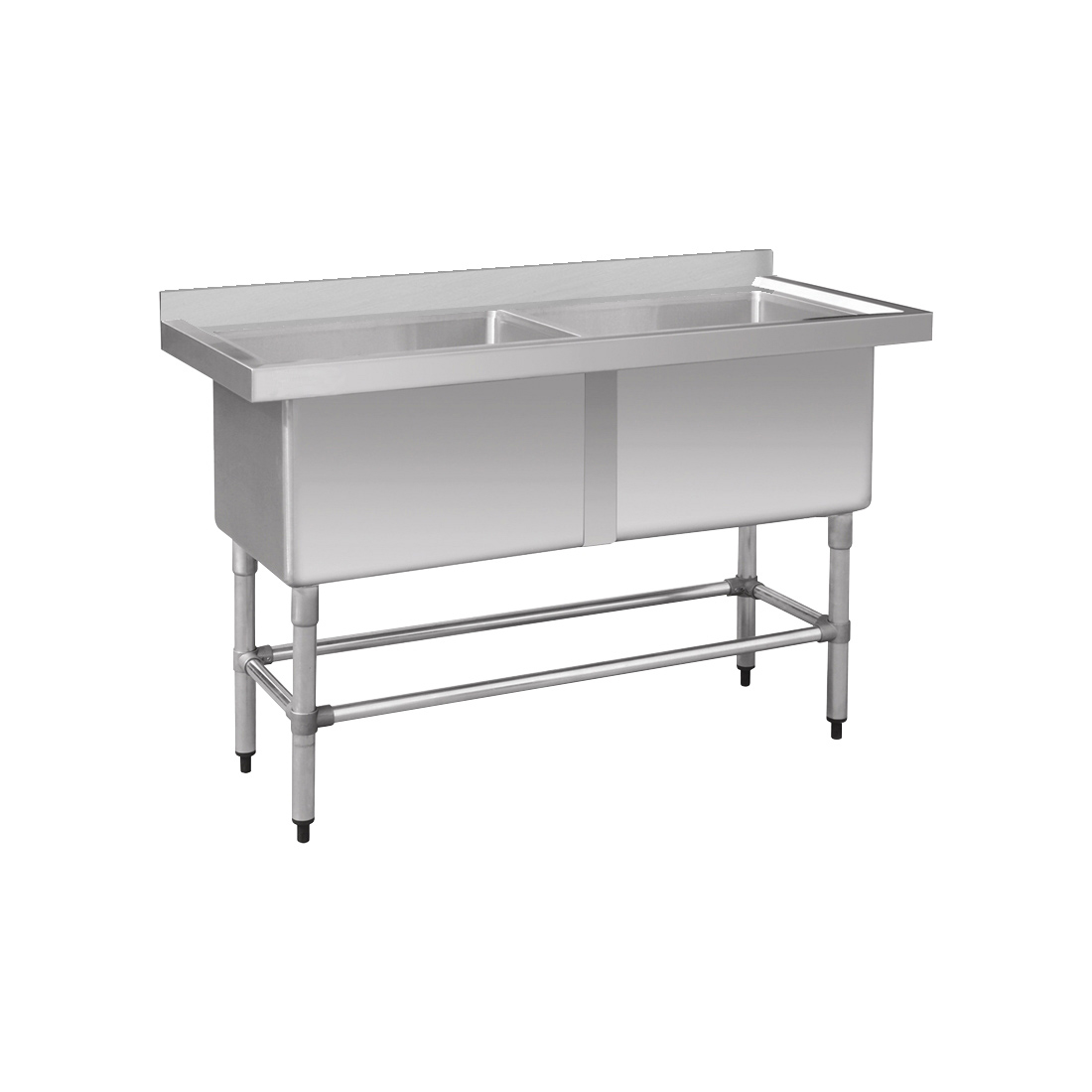 Modular Systems 1410-6-DSB Stainless Steel Double Deep Pot Sink