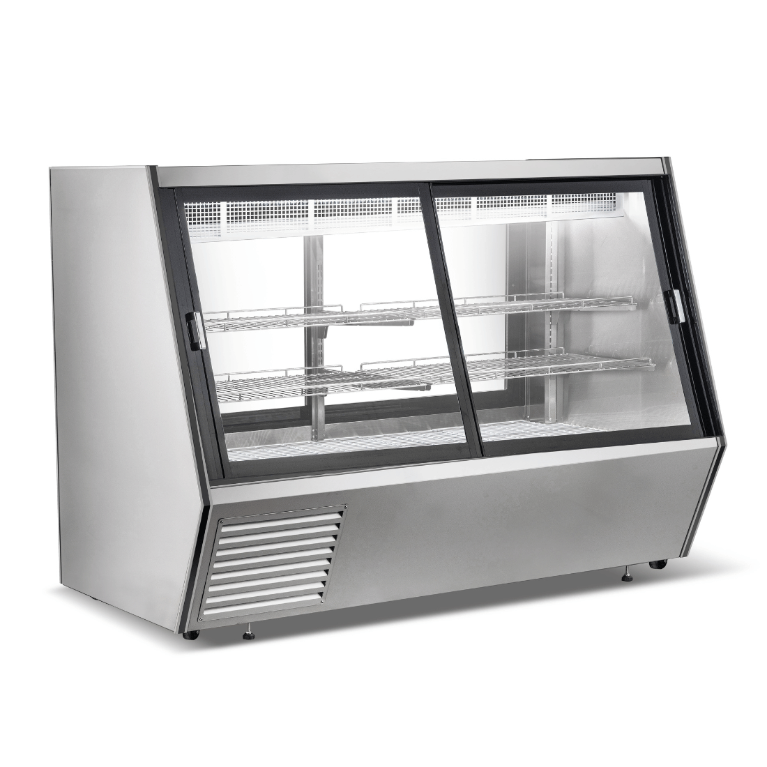 Bonvue AMS-21DD Dual-Access Refrigerated Deli, Meat and Seafood Display Case