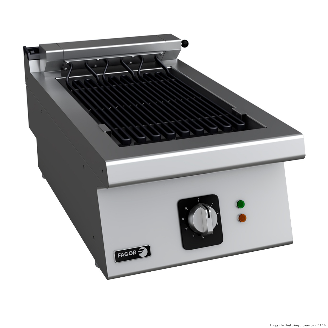 Fagor B-E705 Kore 700 Series Bench Top Electric Chargrill