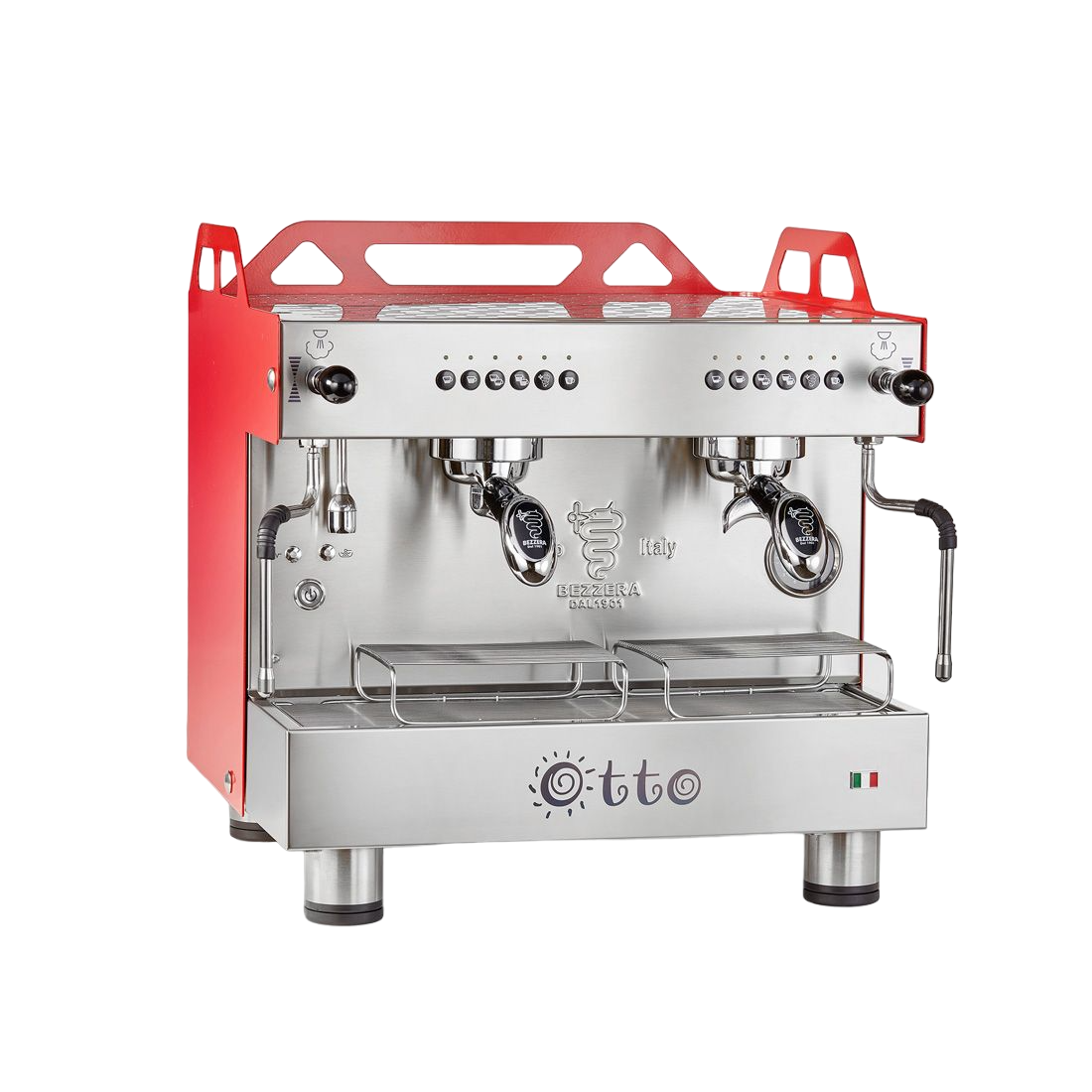 Bezzera BZOTTOCDE2IR1 OTTO Red Compact 2 Group Espresso Machine