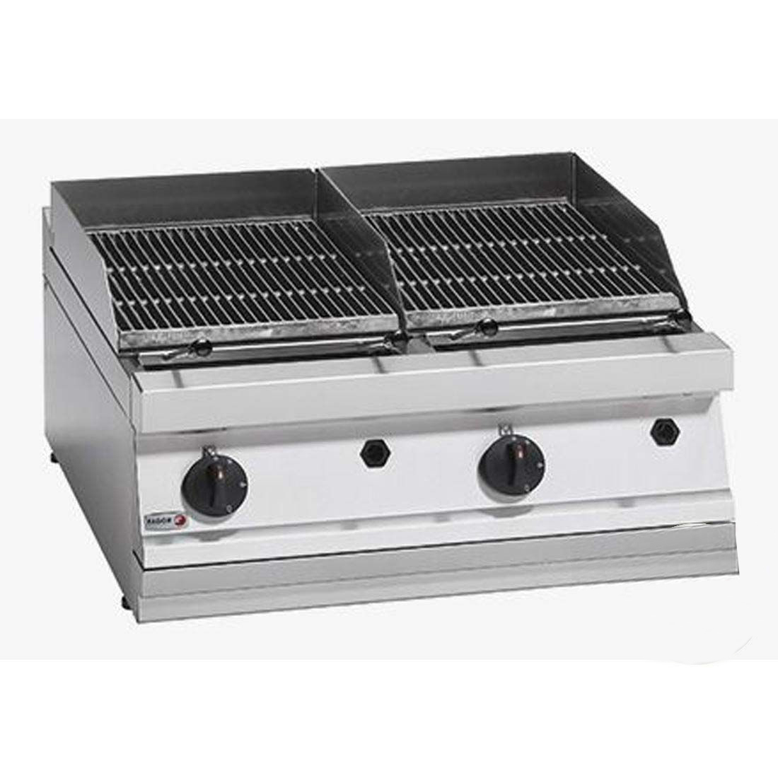 Fagor BG7-10 700 series - Gas charcoal 2 grid grill