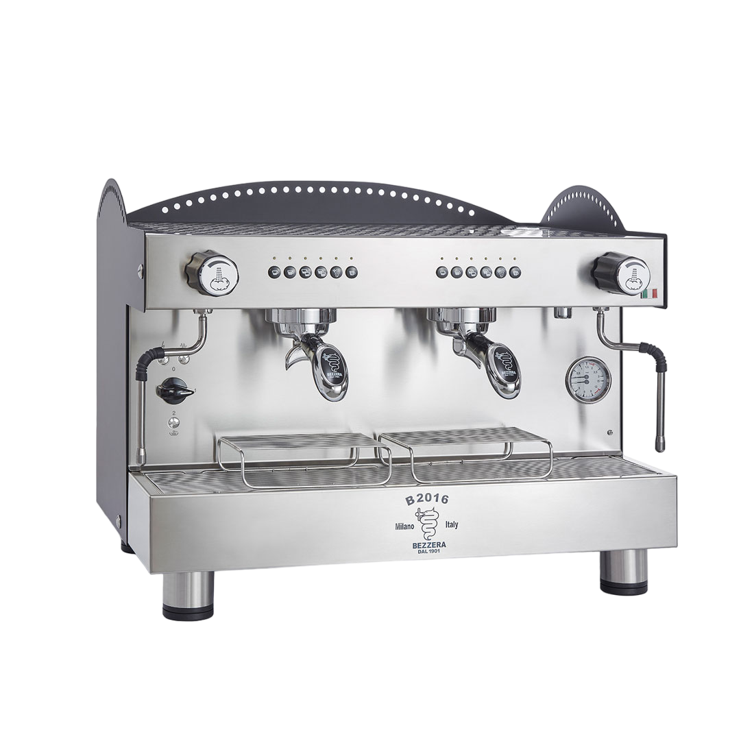Bezzera BZB2016B2DE 3L Black 2-Group Professional Espresso Machine