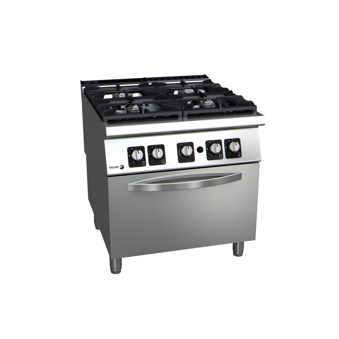 Fagor C-G941 Kore 900 Series Natural Gas 4 Burner with Gas Oven