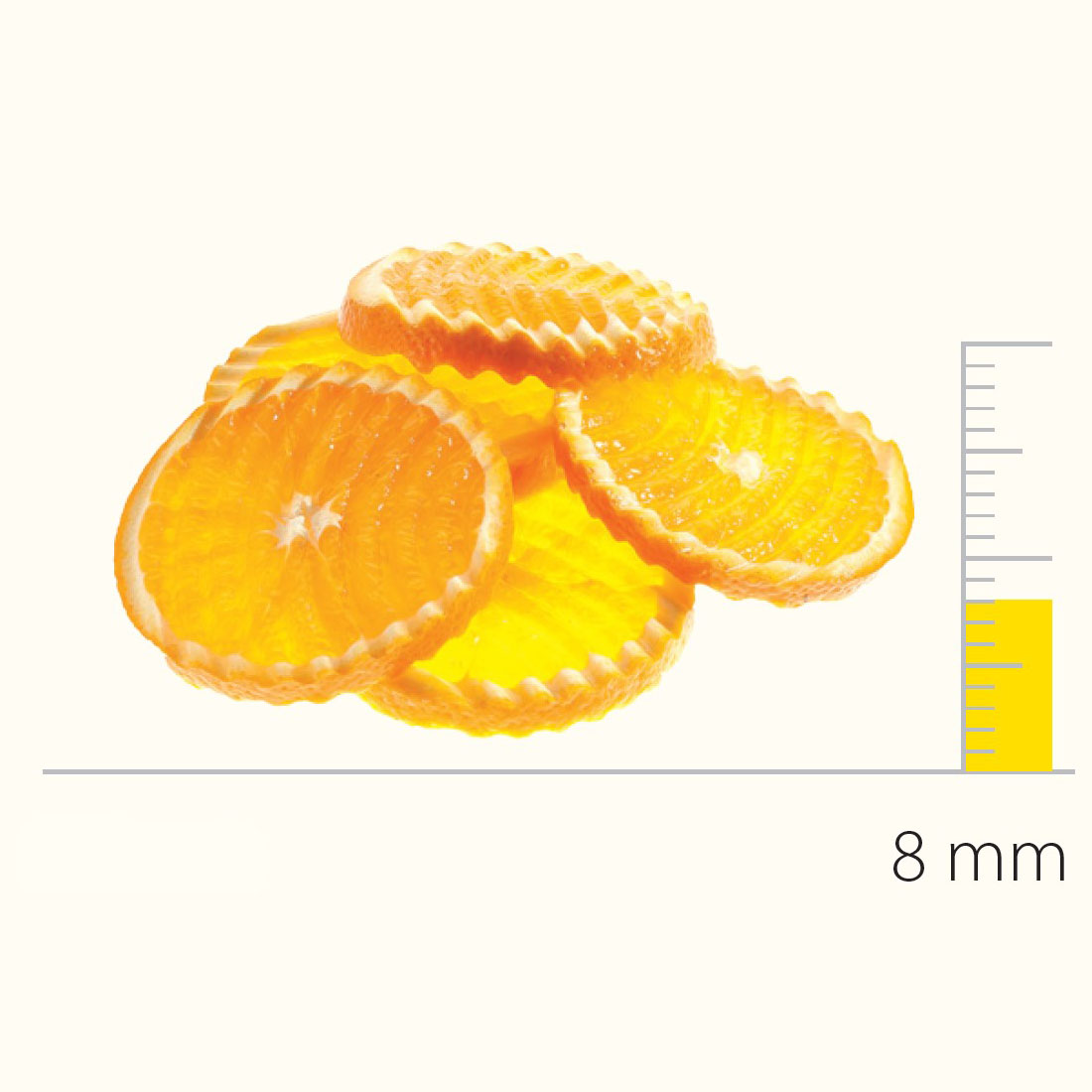 Dito Sama DS650162 Stainless Steel Pressing/Slicing Disc With Corrugated S-Blades (Balanced) 8 mm