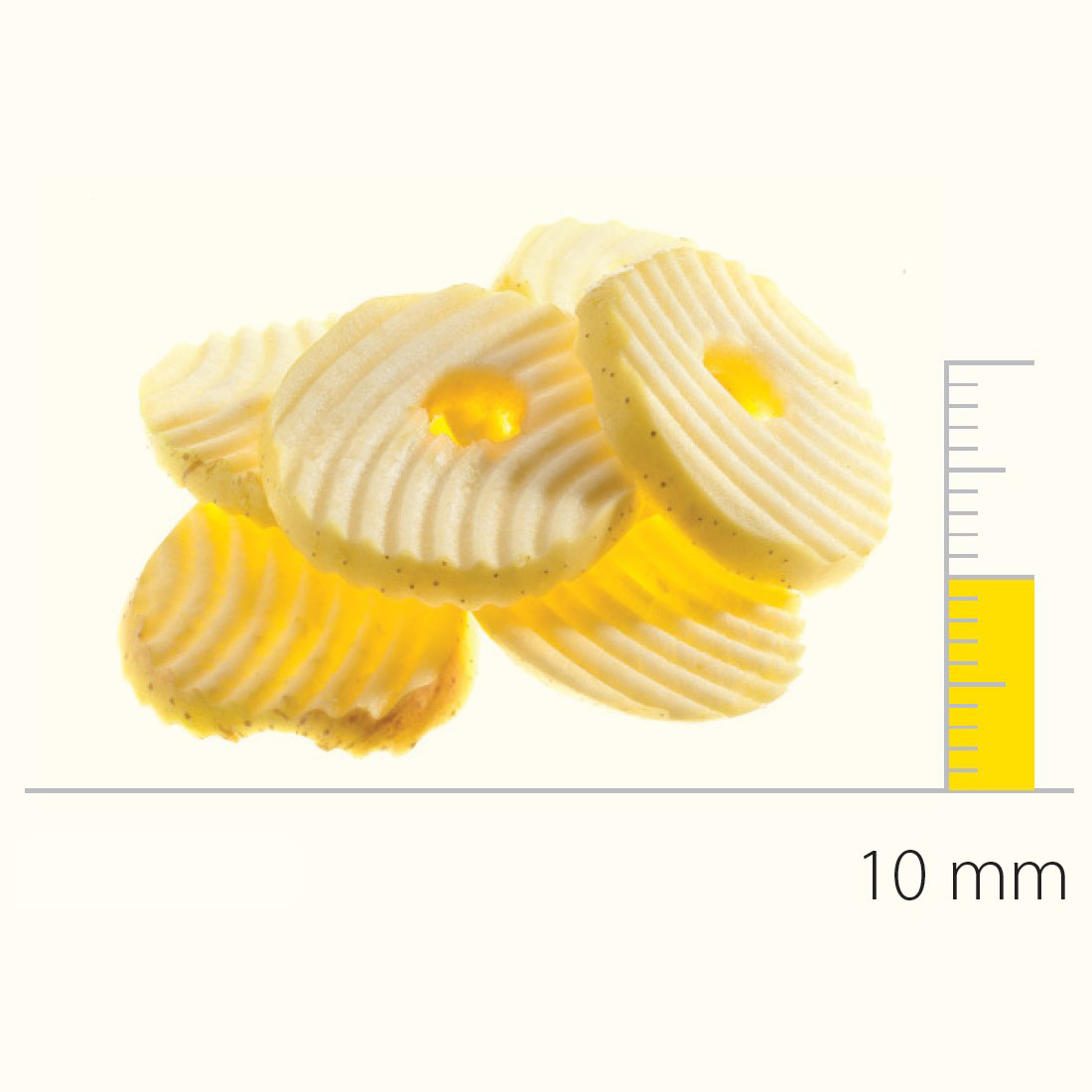 Dito Sama DS650164 Stainless Steel Pressing/Slicing Disc With Corrugated S-Blades (Balanced) 10 mm