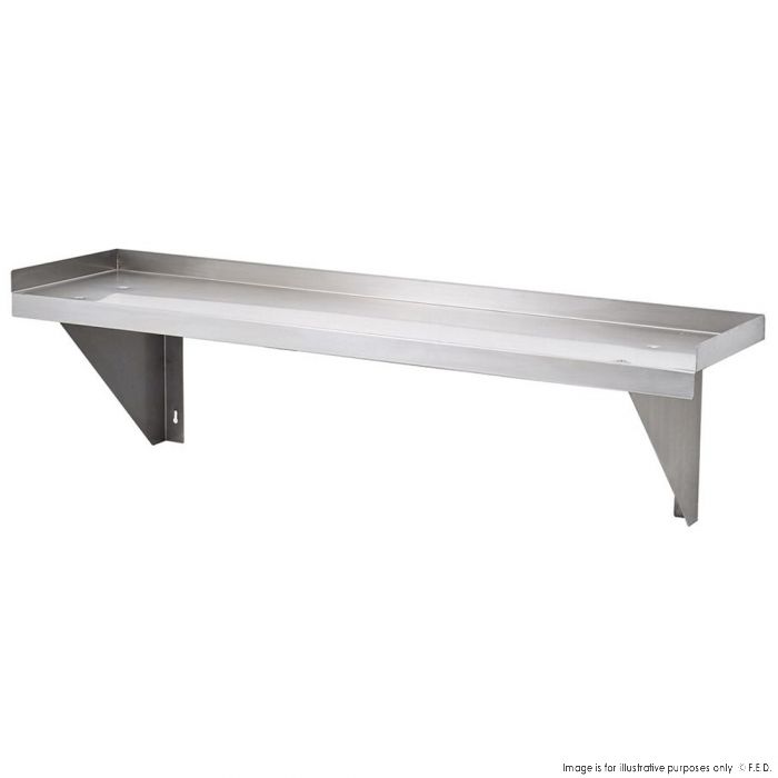 Stainless Steel Solid Wallshelf WS1