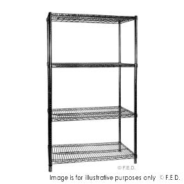B24/24 Four Tier Shelving - 610 mm deep x 1880 high x 610 width