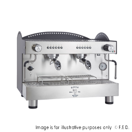 Bezzera 3L Black 2-Group Professional Espresso Machine