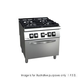 Fagor Kore 900 Series Natural Gas 4 Burner with Gas Oven - C-G941
