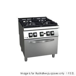 Fagor Kore 900 Series Gas 4 Burner with Gas Oven - C-G941H