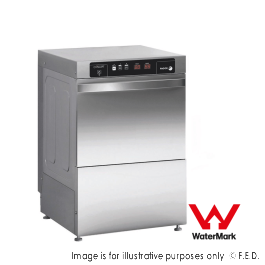 Fagor EVO-CONCEPT glass washer with drain pump and detergent & rinse dispenser cold rinse - CO-402BDD