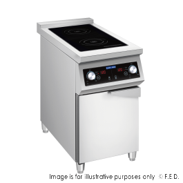 Electmax 700 Series Induction 2-Burner Cooker with Door - EIC400
