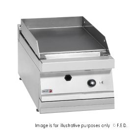 Fagor 700 series natural gas mild steel 1 zone fry top