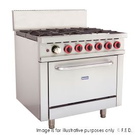 Gasmax 6 Burner With Oven Flame Failure