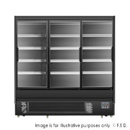 Bonvue 4 Shelves Open Chiller with Tempered Glass Doors - OD-2080P