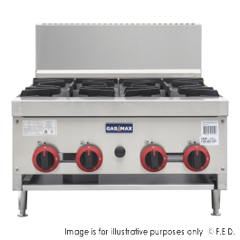 Gasmax Gas 4 Burner Cook Top RB-4E