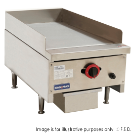 Gasmax Single Burner Griddle Top with Removable Plate