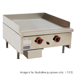 Gasmax Two Burner Heavy Duty Griddle Top With Removable Plate - RGT-24E