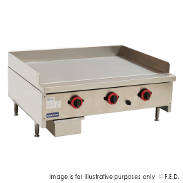 Gasmax Three Burner Heavy Duty Griddle Top With Removable Plate RGT-36E