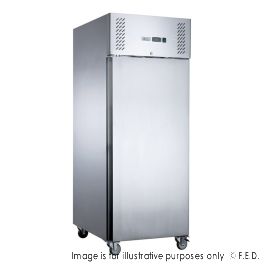 FED-X S/S Single Full Door Upright Freezer - XURF600SFV