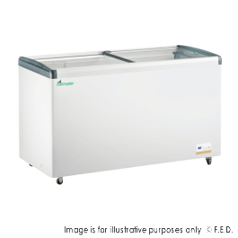 Thermaster 456L Chest Freezer with Flat Glass Sliding Lids - WD456G