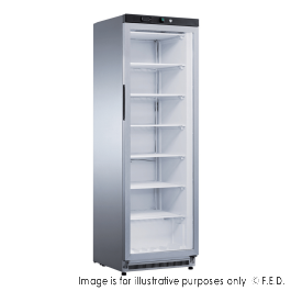 FED-X 340L Single Glass Door Freezer - XF400SG