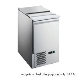 FED-X One Door Salad Prep Fridge XGNS450S