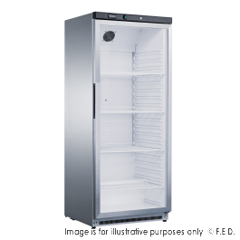 FED-X 570L Single Glass Door Fridge - XR600SG