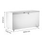 Thermaster 520L Chest Freezer with Stainless Steel Lid - BD520F
