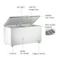 Thermaster 520L Chest Freezer with Stainless Steel Lid - BD520F