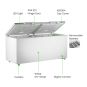 Thermaster 750L Chest Freezer with Stainless Steel Lid - BD750F
