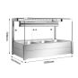 Bonvue Square Countertop Wet and Dry Bain Marie - BM11SC