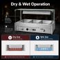 Bonvue Square Countertop Wet and Dry Bain Marie - BM11SC