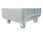 castor for Stainless glass door fridges