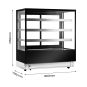 Bonvue Elite Cold Displays with 3 shelves - CL1200-3S 
