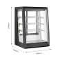 Bonvue Chilled Angled Counter-Top Food Display - CTA-146