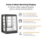 Bonvue Chilled Angled Counter-Top Food Display - CTA-146