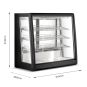 Bonvue Chilled Angled Counter-Top Food Display - CTA-246