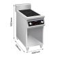 Electmax 700 Series Induction 2-Burner Cooker with Splashback EIC7-400P