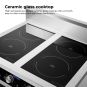 Electmax 700 Series Induction 4-Burner Cooker with Splashback EIC7-800P