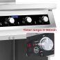 Electmax 700 Series Induction 4-Burner Cooker with Splashback EIC7-800P