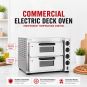 BakerMax Compact Countertop Double Deck Electric Pizza Oven - EP-2T