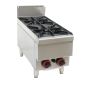 GASMAX Benchtop LPG 2 Burner Cooktop with splashback JUS-TR-2BLPG