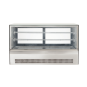 Counter top square 2 Shelves Glass cold food display - GN-1200RT
