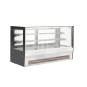 Counter top square 2 Shelves Glass cold food display - GN-1200RT
