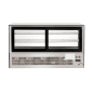 Counter top square 2 Shelves Glass cold food display - GN-1200RT
